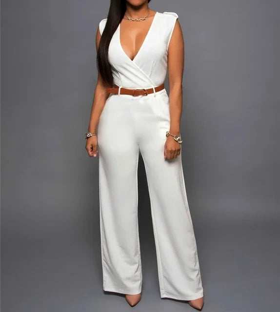 Women's Sleeveless Bodycon Jumpsuit